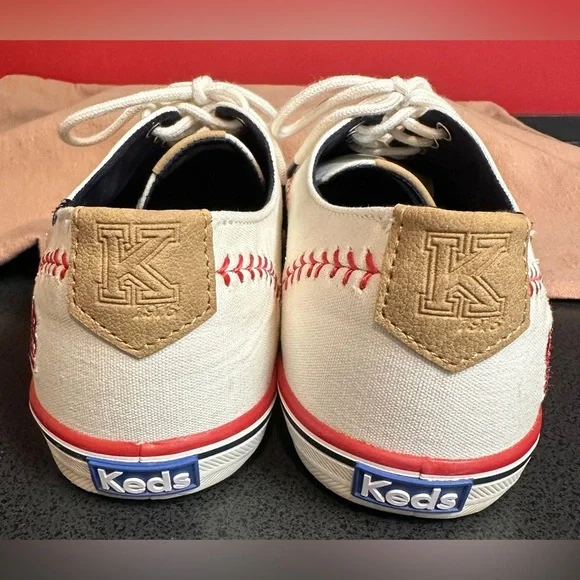 Keds St. Louis Cardinals MLB Pennant Baseball Lace Up Sneakers Women’s Size 9 - Picture 3 of 12